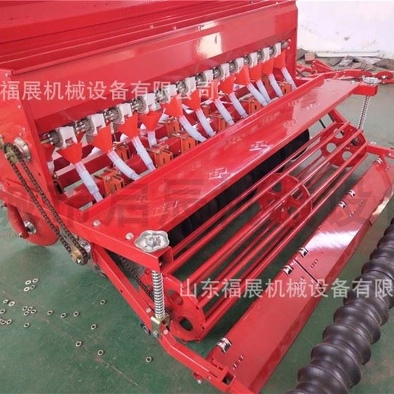 小麦谷子播种机农用旱稻玉米多功能播F种机四轮车带施肥播种一体