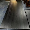 美尚碳化木板定制桌板榆木松木白蜡木吧台面板桌面侘寂风黑色大板