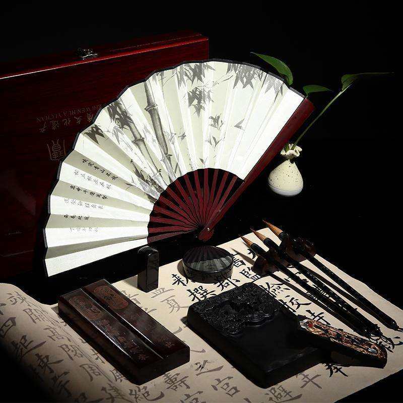 儿童毛笔套装书法用品狼毫文房四宝初学笔墨纸砚套装成人小学生