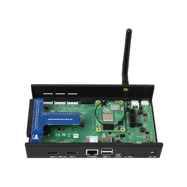 微雪 树莓派Compute Module 4 IO Board专用金属磨砂外壳 带风扇