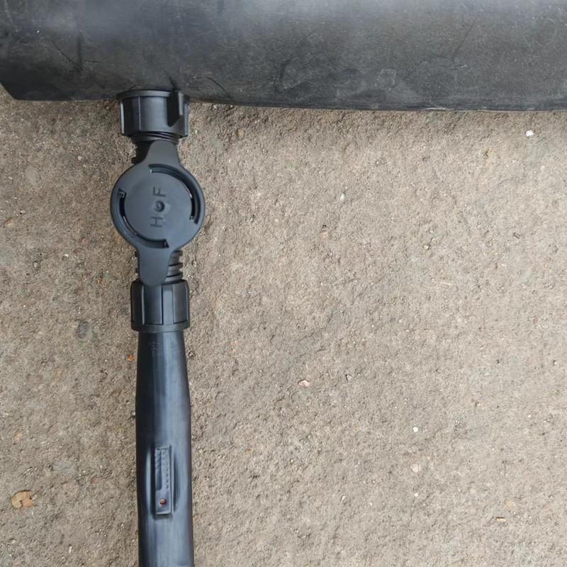 软带旁通16毫米贴片滴灌带软管开关接头农用水带主管锁母门