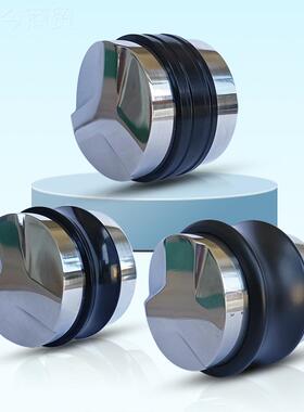 咖机手柄通用不锈钢咖度啡度压啡粉锤 一字双头带刻高可KJS调节粉