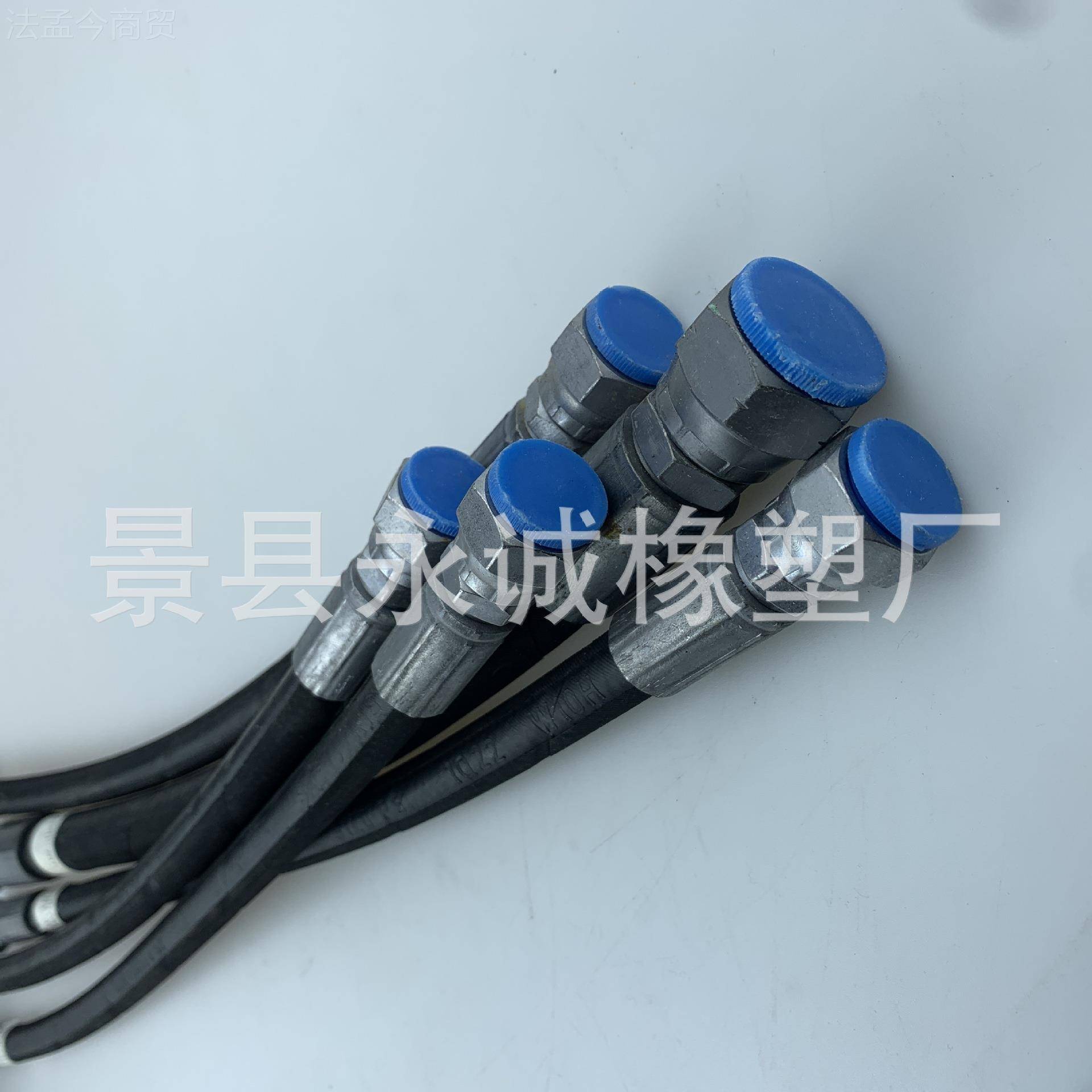 压管液压总成钢丝编橡胶管耐高高温高油压软FGI管挖掘织机管加工