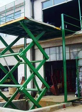 固剪平台 液升压降叉机工厂物流仓库大XWV吨位剪叉式升降定货梯厂