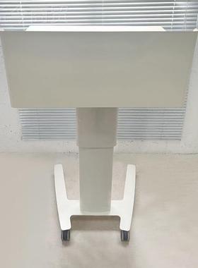 简教室讲台学校白站约立式可升降移动带收师纳盒教演讲色台教室讲