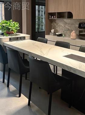 马鞍简皮餐家用轻奢工风设计师书桌椅ZPE意式极酒店餐厅业靠背凳