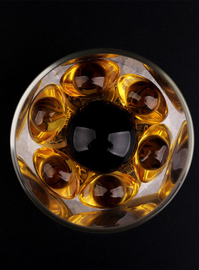 安忍水瓶子床头朝西水晶碎石六帝钱大清龙银水淹天门厕所家居摆件