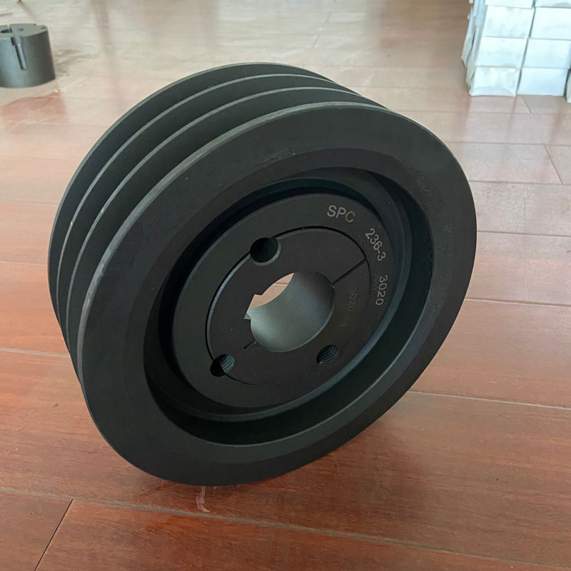 供应熔喷布挤出机配件皮带轮螺杆机配件带轮皮带盘欧标锥套传动轮