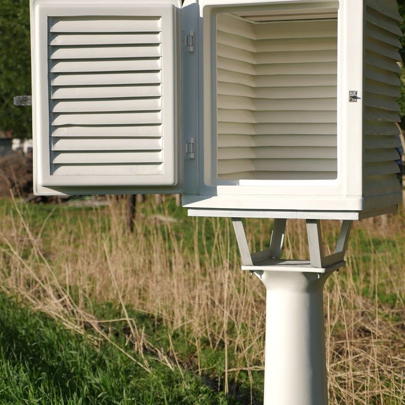 干湿球温度计华禹牌BB-1玻璃钢百叶箱环保全套可带温度计及支架,农用物资,苗木固定器/支撑器,淘宝优惠券,粉丝福利购,淘宝优惠卷