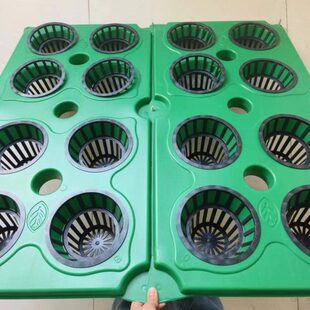 八孔生态浮岛长方形人工水上种植浮床培蔬菜设备鱼塘绿化种稻浮板