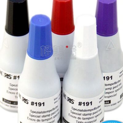 德国NORIS诺丽色#191快干印油金属塑料玻璃光面专用速干不灭印油