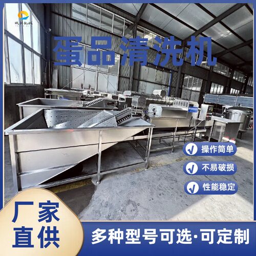 商用全自动鸭蛋清洗机养殖场专用鸡鸭蛋去泥洗蛋机鸭蛋清洗流水线