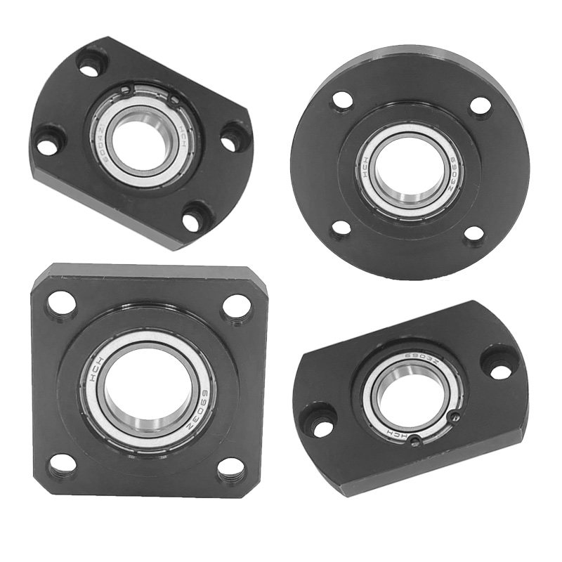 轴承座组件 带扣环嵌入型方法兰单轴承固定座支撑座BGSRB BFJ11型