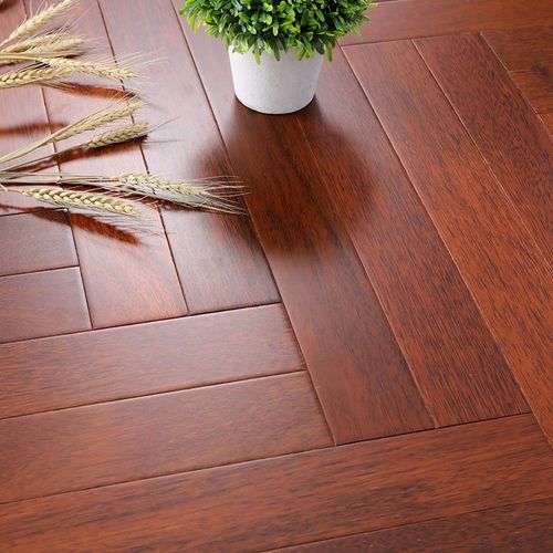 印茄木菠萝格纯实木人字拼地板家用锁扣耐地热地暖免龙骨厂家直销