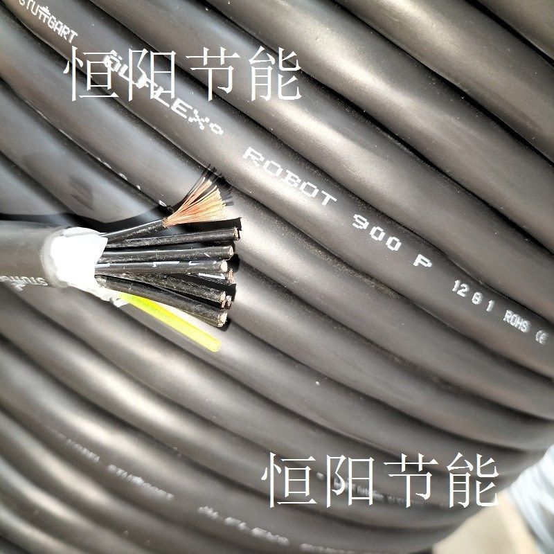 缆普900P进口12芯1平方电缆线机器人控制拖链高柔12G1耐油0028176