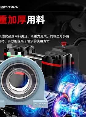 进口外球面轴承 立式带座UCPA211 PA212 213 214 215 216 217 218