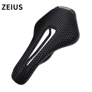 山地公路车3D打印坐垫碳纤维中空舒适鞍座自行车碳轨超轻骑行坐包