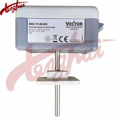 VECTOR伟拓 SDC-T1-08 4-20mA 0-10V 水管温度传感器 温度变送器