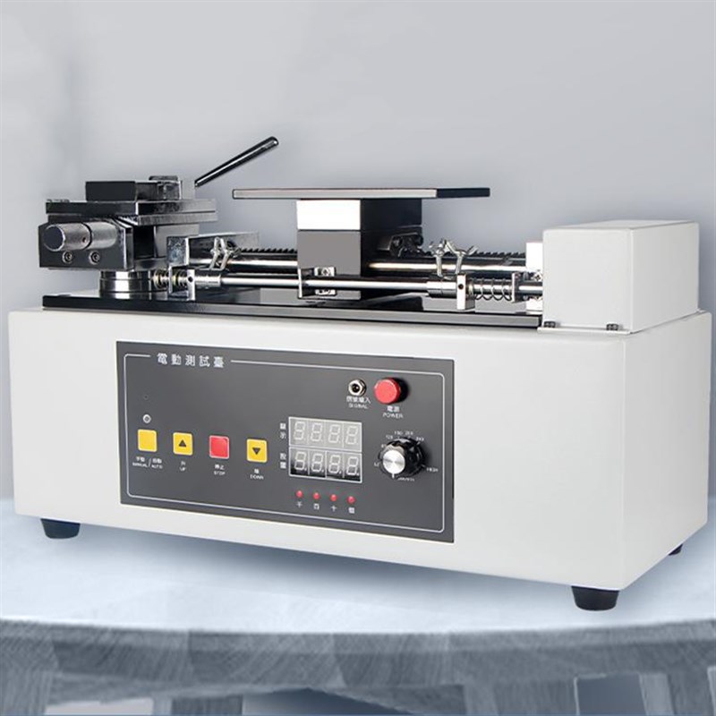 高精度电动推拉力计卧式测试台电缆线布料橡胶数显推拉力计测试台