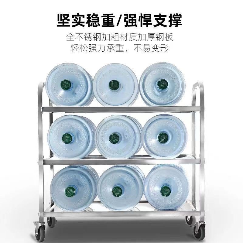 加厚不锈钢餐车移动小推车酒店商业酒水车推车摆地摊车地摊小推车