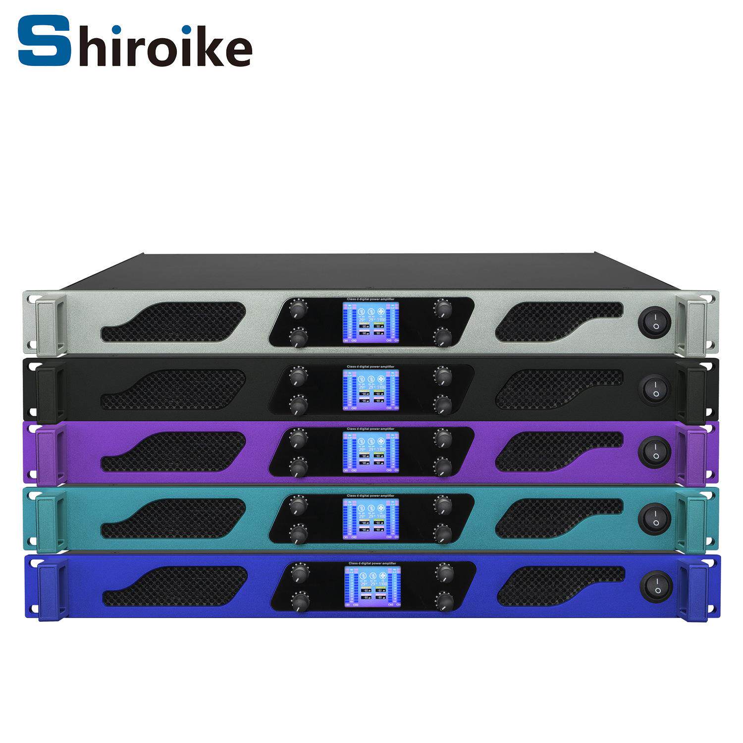 2 4通道数字功放后级功放超薄数字功放机双 四通道专业大功率舞台