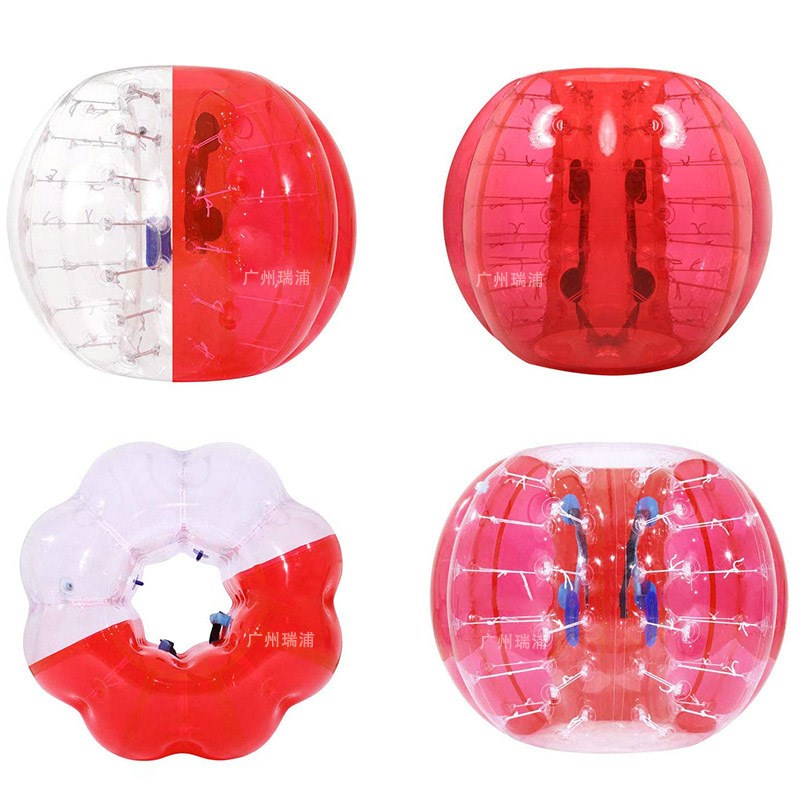 充气水上步行球透明滚筒圆球广场儿童乐园设备水上悠波碰撞球