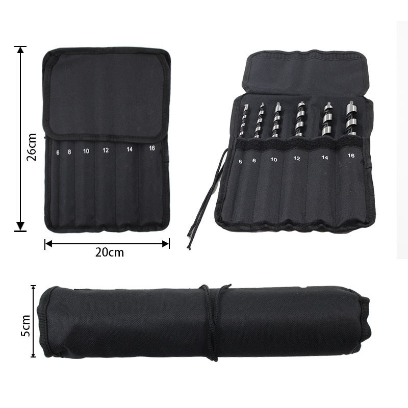 开孔器木板高碳钢打孔扩器孔钻套装支罗钻六角柄6PC套装6-16mm