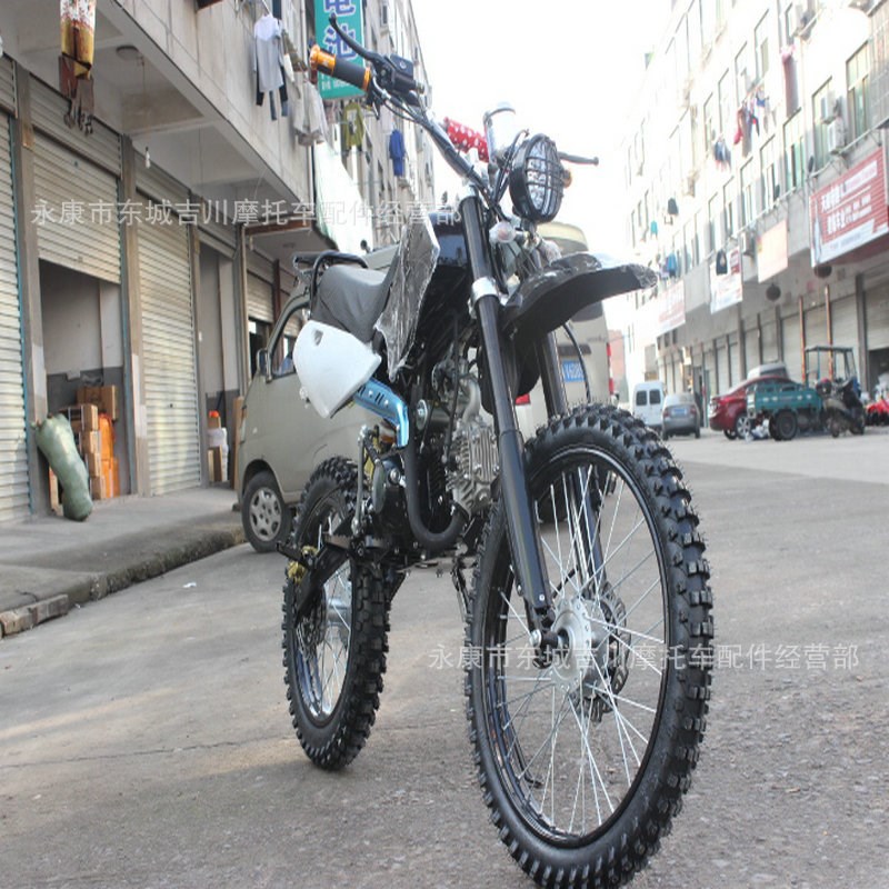 越野摩托车大坐垫高配置双人场地越野车125CC山地豪华款越野车