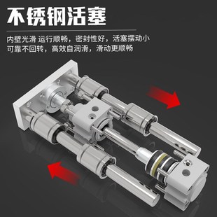 TSAIL32 100X200X250X300X500S 带导向支架气缸TSAIM