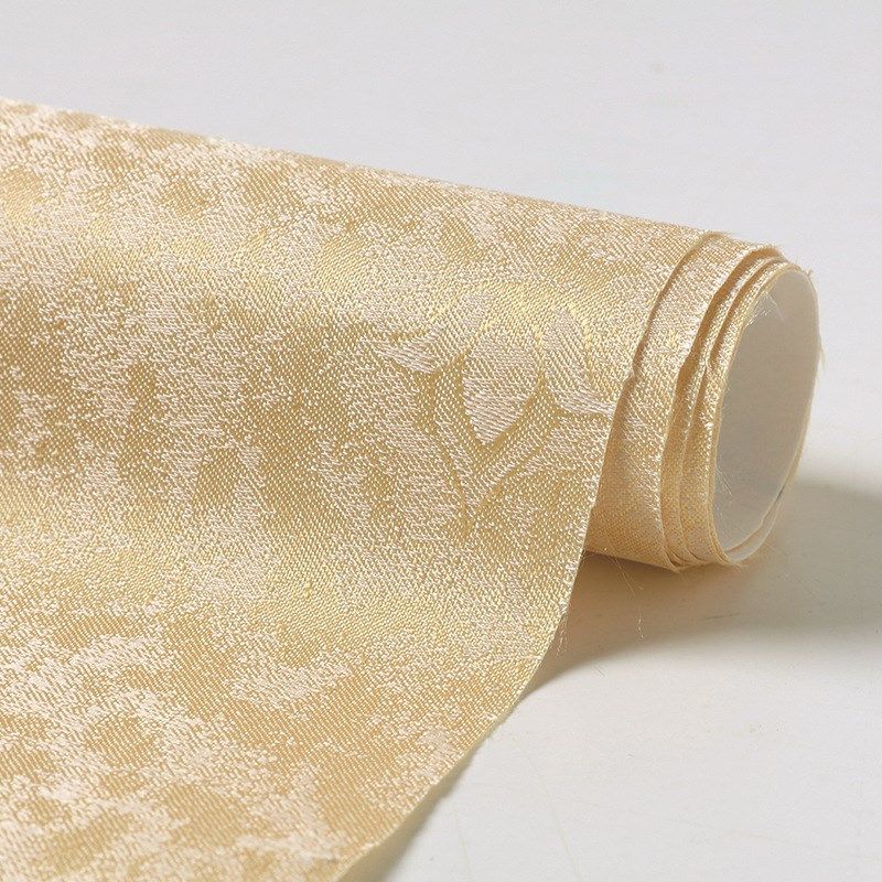 美式装修AB版房间主卧客厅环保无缝墙布墙纸高端提花素色壁布壁纸