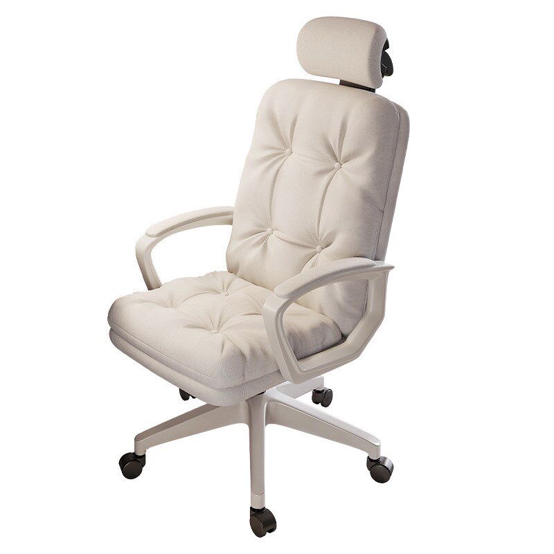 家用电脑椅电竞舒适久坐女生卧室学生书房办公沙发椅升降靠背转椅