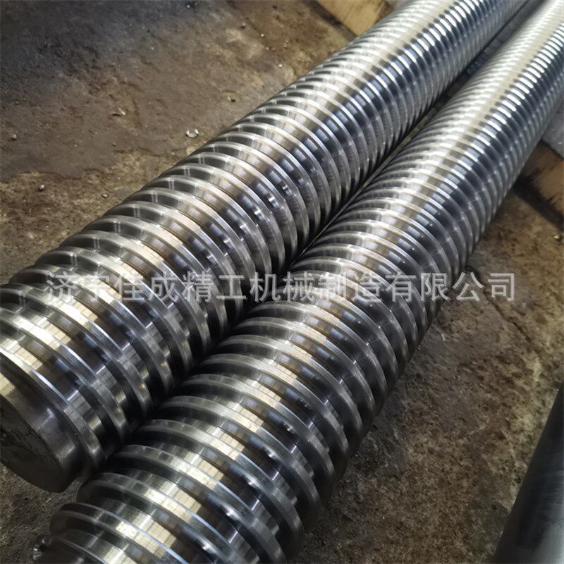 厂家加工梯形丝杆机床传动大导程精密车床铣床丝杠配件Tr50T60T70
