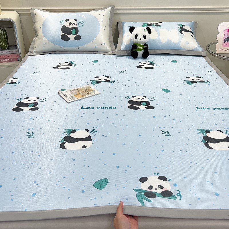 夏季凉感冰丝床单单件2025新款凉席宿舍单人被单可机洗水洗软席子