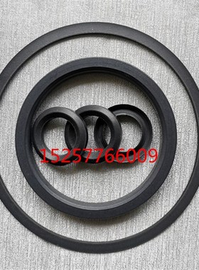 Q41/47球阀阀座改性四氟碳纤维黑色高温密封圈不锈钢阀门内垫DN80