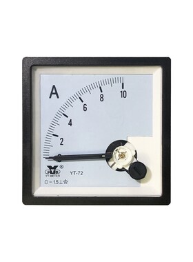 YT72直通1A 2.5A 10A直流电流表直通10A SF72 CP72 SQ72 66mm