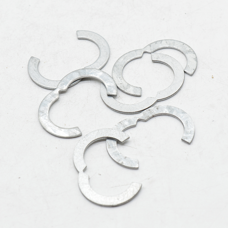 20年阀门销售历史 不锈钢波纹管专用铁卡环 E型卡簧 e型卡扣 1只