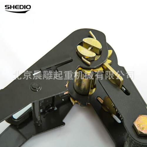 晟雕 2寸军绿加厚货物双钩捆绑带货车紧绳器棘轮收紧器拉紧器