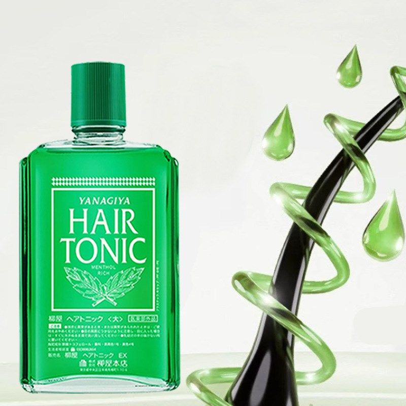 日本进口柳屋营养液清爽发根密发薄荷香头皮护发240ml