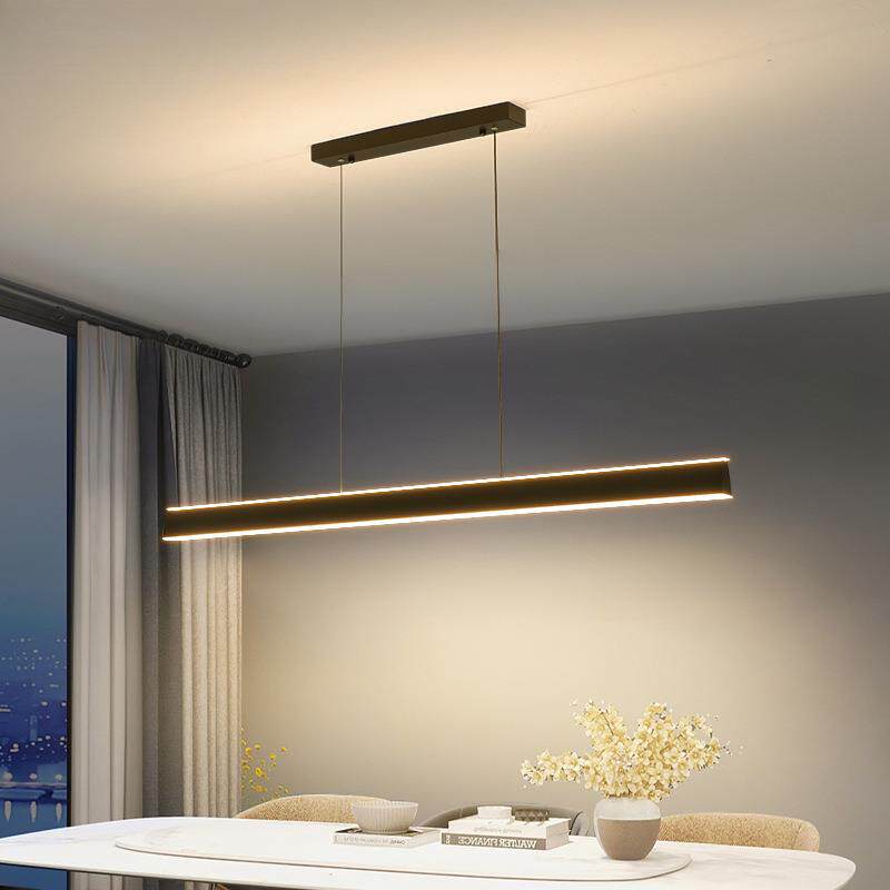 风灯餐厅灯创意吧台灯饭厅极简灯具简约现代家用餐桌长条吊灯