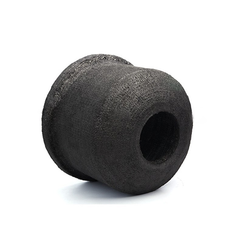 【碳碳坩埚锅邦预制体】碳纤维增强高纯抗氧化针刺毡导流筒异形件