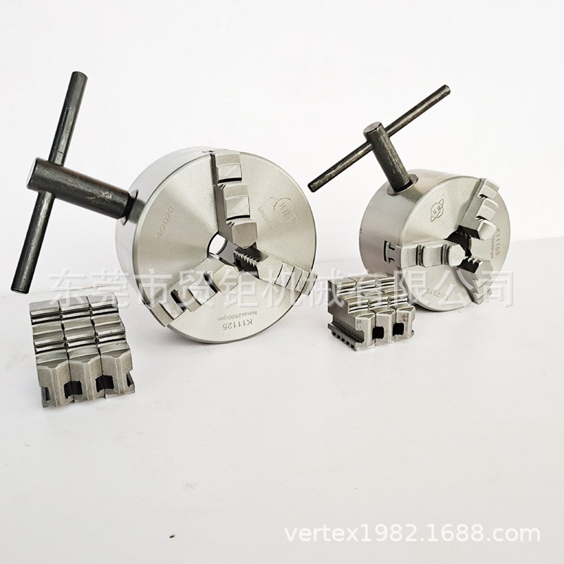 车床三爪卡盘三爪手动卡盘K11-80 100 125 160 200 250自定心卡盘