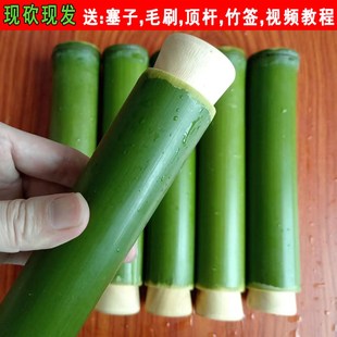 竹筒粽子模具新鲜家用做竹筒摆摊专用商用竹子竹筒饭蒸筒竹桶粽子