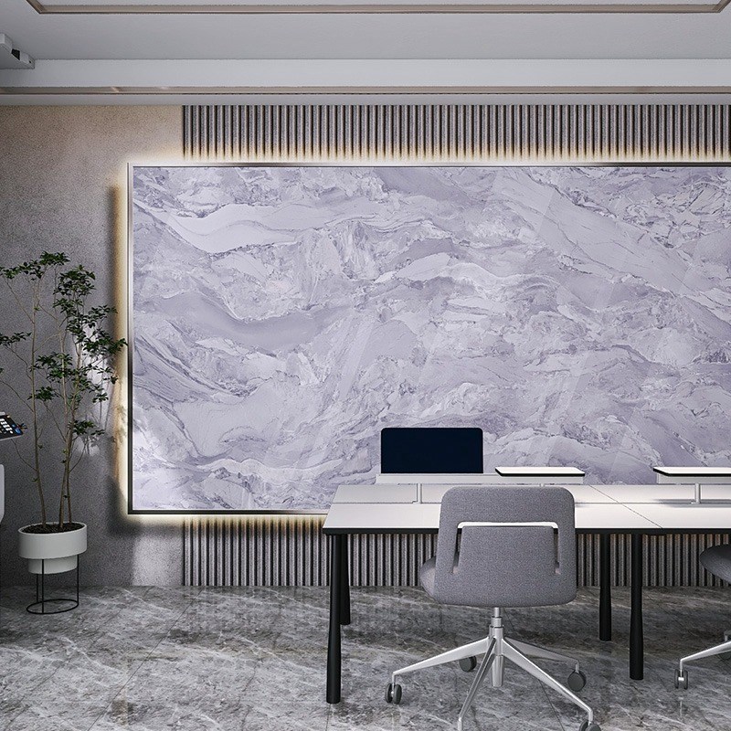 公司前台背景墙装修墙纸3d立体工作办公室logo形象墙装饰壁纸