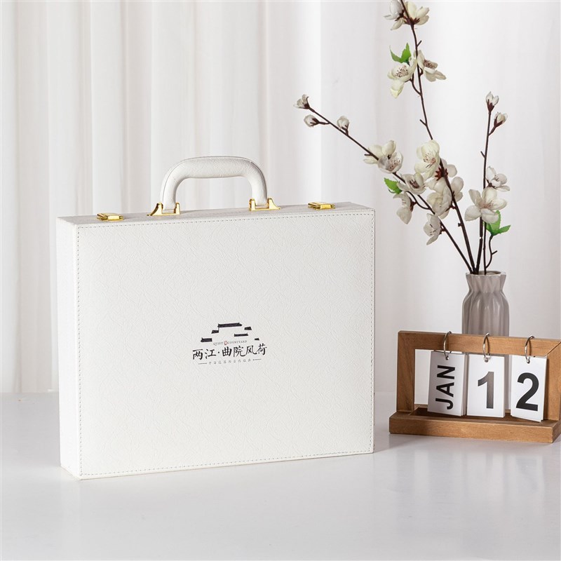 现货源头工厂交房箱交房盒礼品盒logo印制开发商交付工具箱钥匙盒