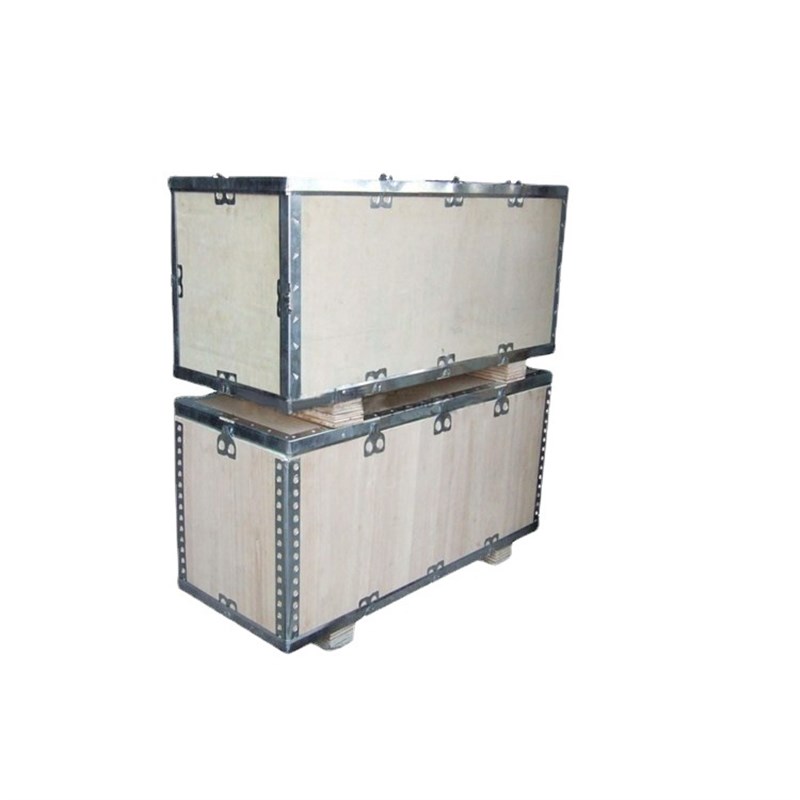 大号免熏蒸木箱厂家 大型机械设备包装木箱 卡扣胶合板包装箱