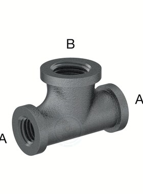 NPT Female 低压碳钢变径内丝三通 114P336