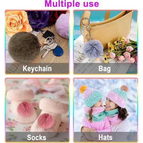 款Christmas Halloween 30 count Fluffy Pom Pom Balls with