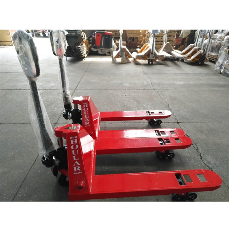 现货3吨超短型叉车手动液压托盘车800mm短型手动叉车搬运车短脚