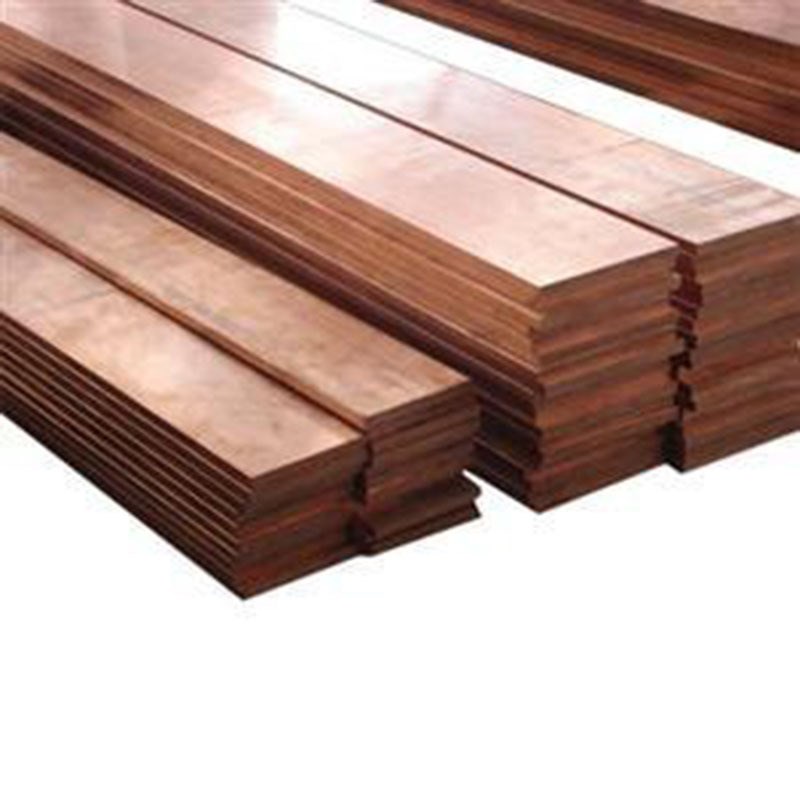 T2紫铜排扁条接地紫铜排T3镀锡铜排紫铜条方块汇流