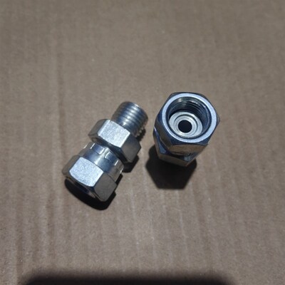 外丝M14*1.5组转G1/4M141.5内丝活动可调向压力表接头0214